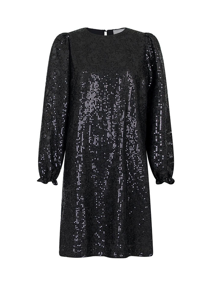 161279 Isobel Sequins Dress_Black_Packshot_0