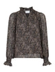161352 Leia Texture Dot Blouse_Dark Sand_Packshot_0