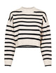 159704 Rebekka Stripe Knit blouse_SAND_Packshot_0