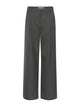 10909379 PaulaGZ melange MW wide pants_Dark grey melange_Packshot_0