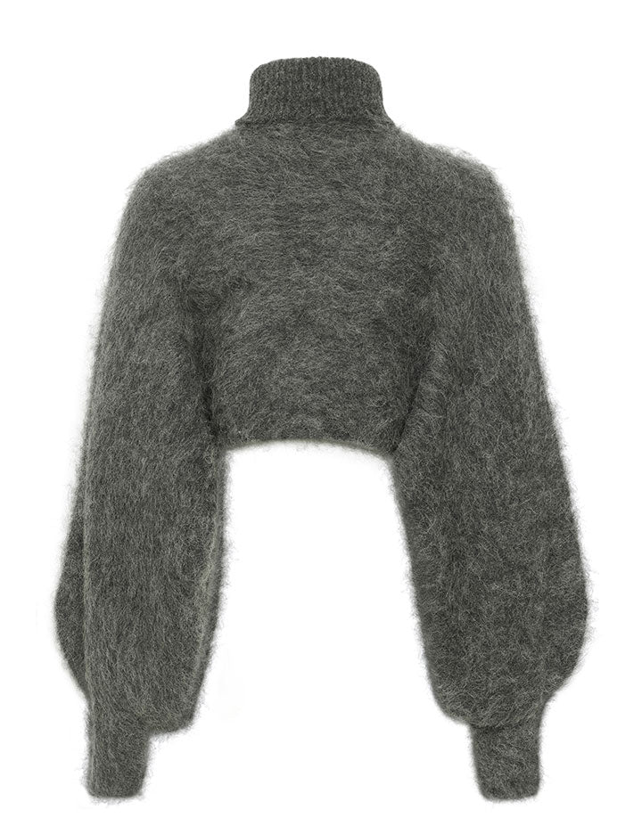 10909425 SabiGZ ls bolero_Gray Pinstripe Melange_Packshot_1