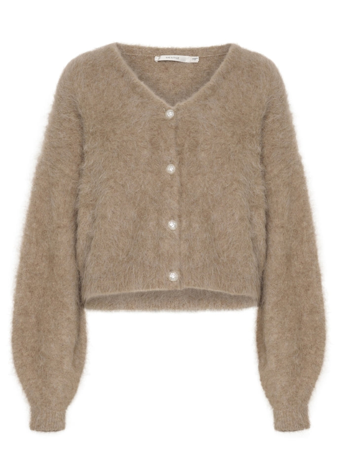 10909581 SanaGZ cardigan_Warm Sand Melange_Packshot_0