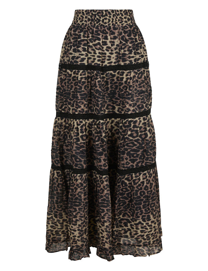 163679 Felicia Leo Voile Skirt_Leopard_Packshot_0