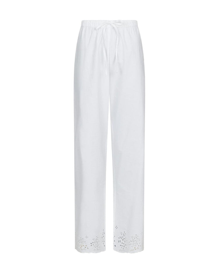 163354 Tilliam Embroidery Pants_White_Packshot_0