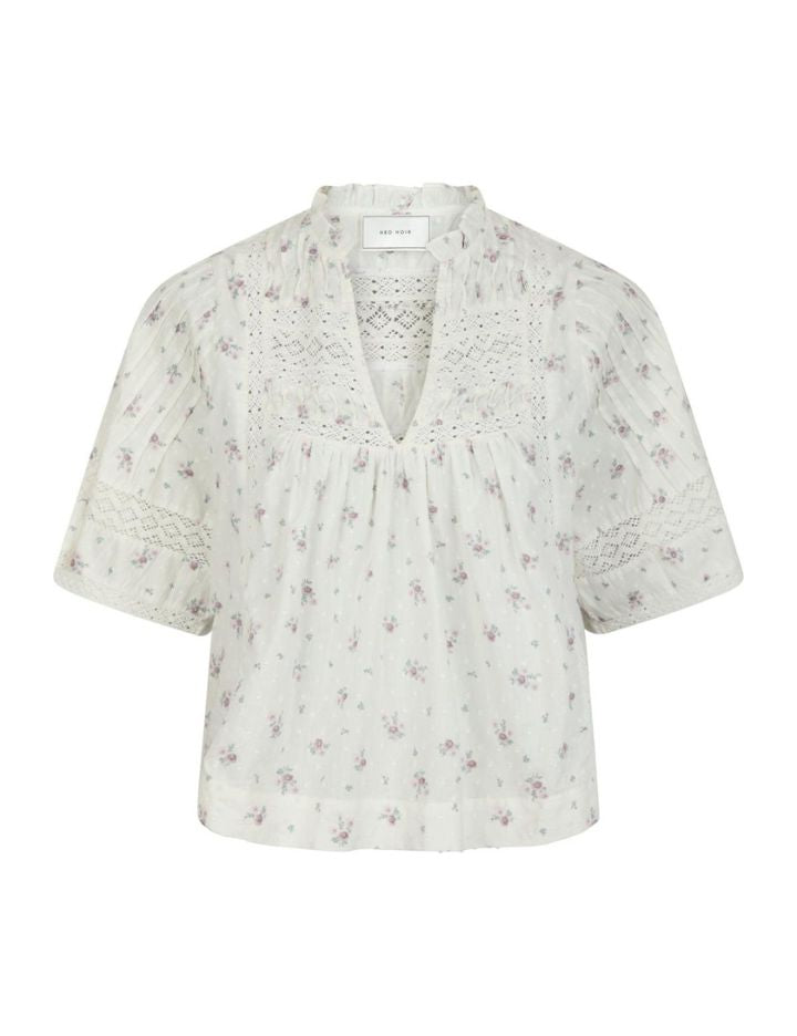 165279 Siama Dobby Flower Blouse_Off White_Packshot_0
