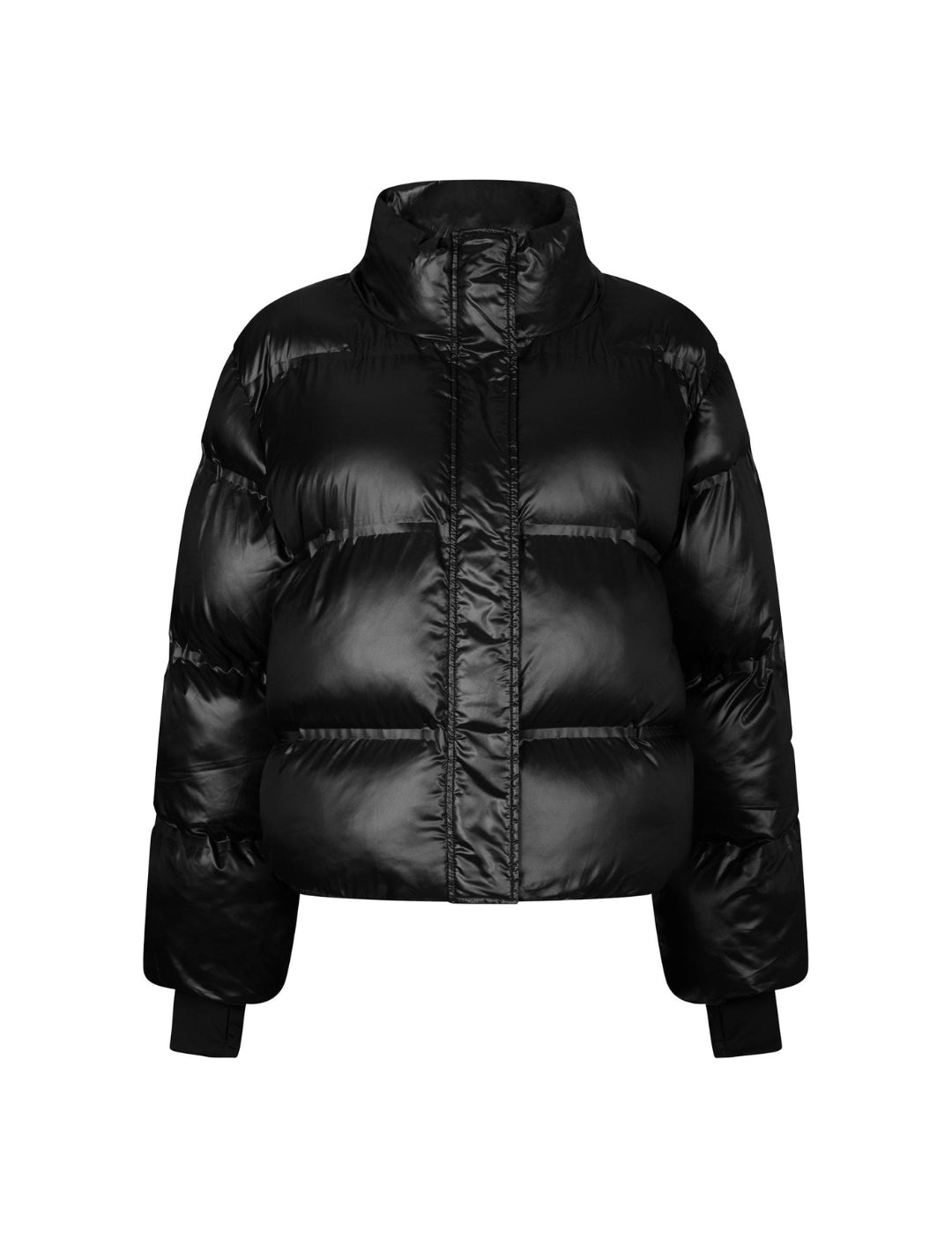 165094 Rhea Shiny Puffer Jacket_Black_Packshot_0