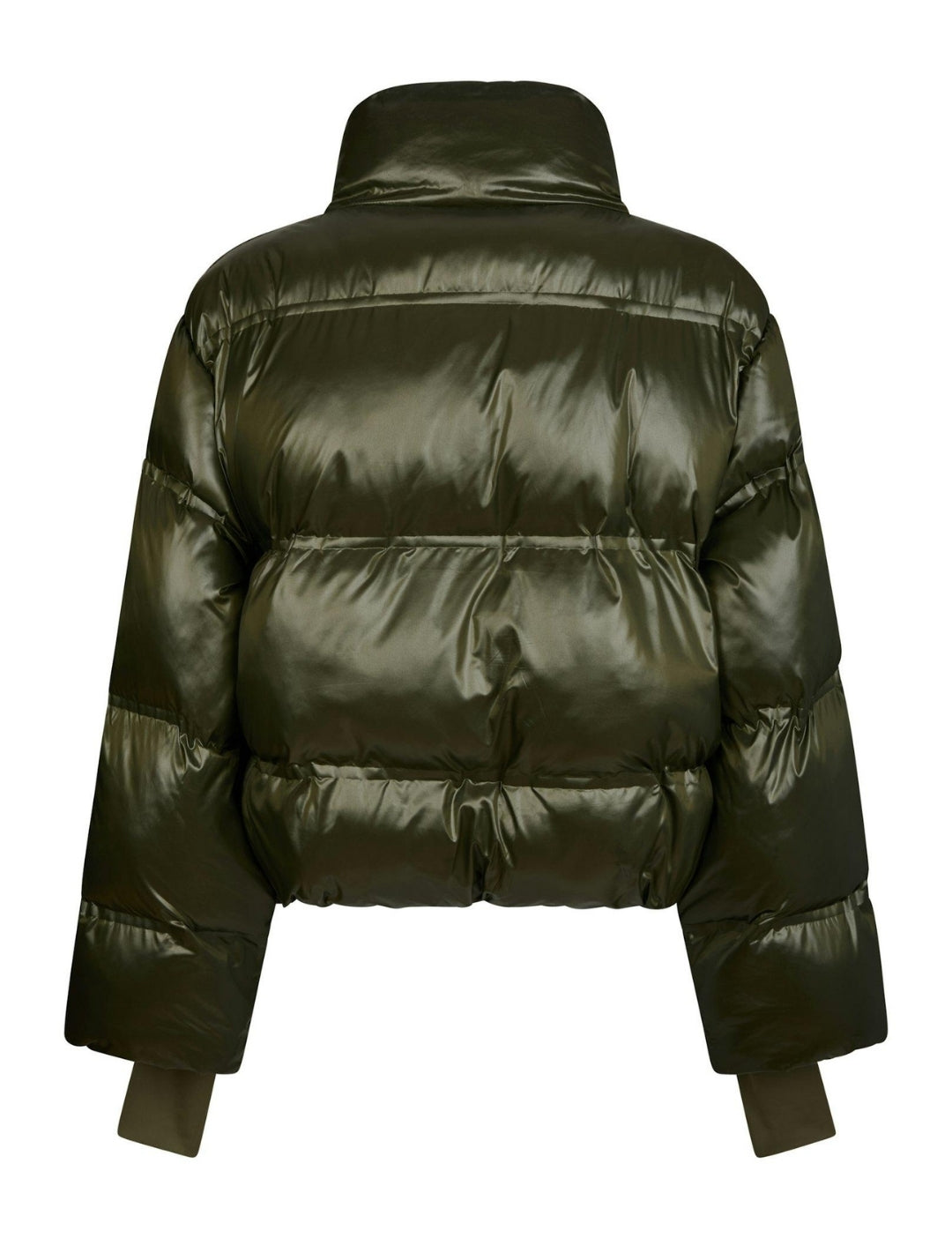 165094 Rhea Shiny Puffer Jacket_Olive_Packshot_1