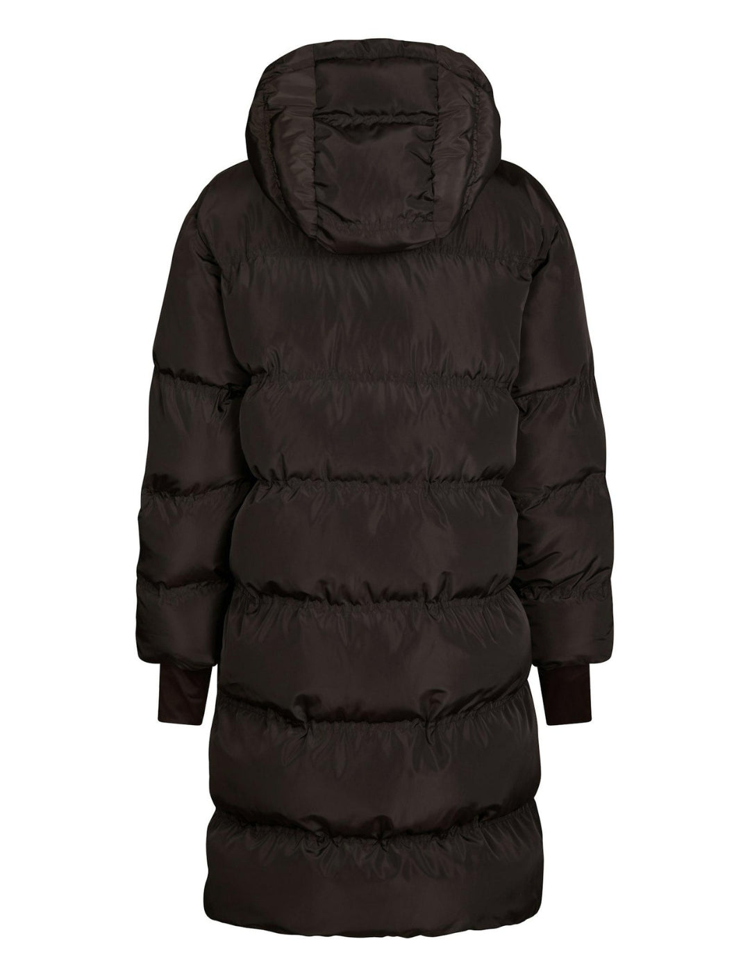 164885 Lucette Puffer Jacket_Dark brown_Packshot_1