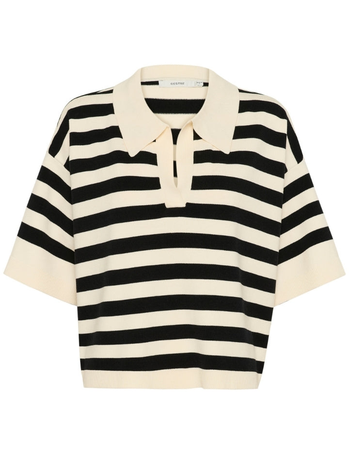 10910128 GZalli pullover_Black/Ivory striped_Packshot_0