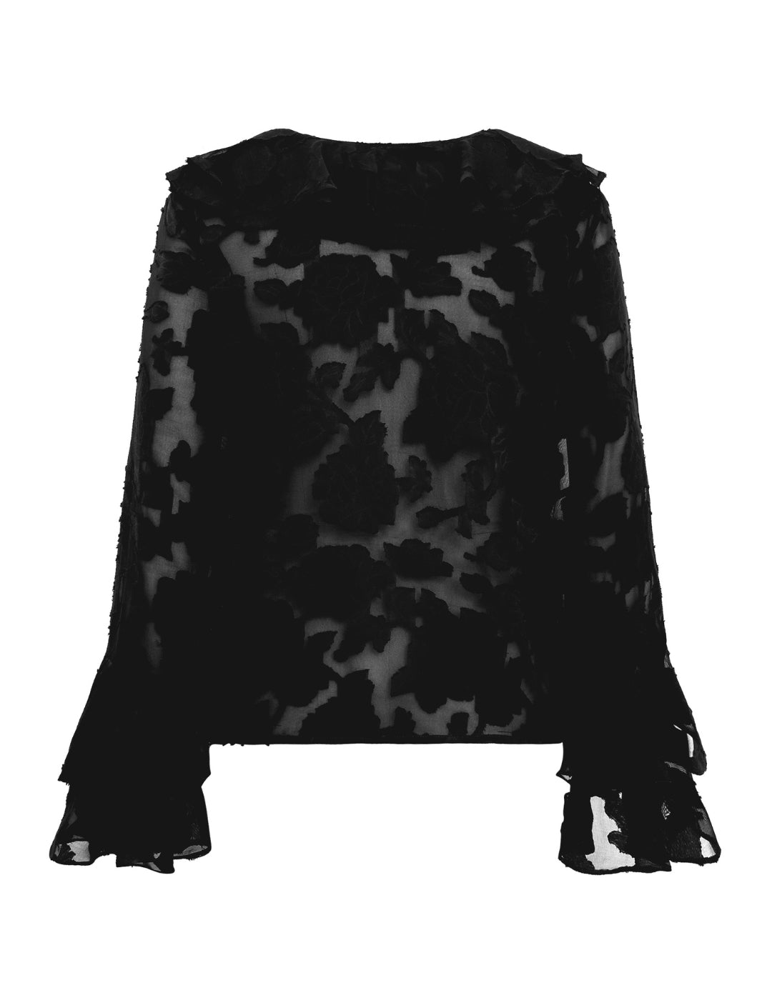 AV6090 Floretta blouse_999 Black_Packshot_1