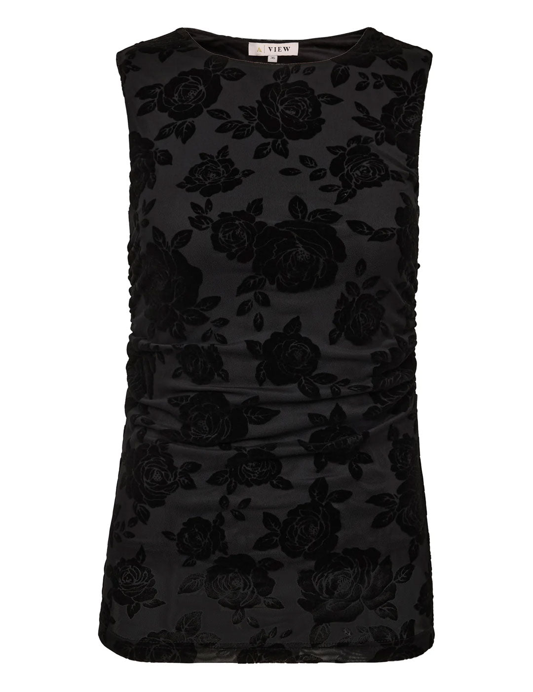 AV7002 Claudine top_999 Black_Packshot_0