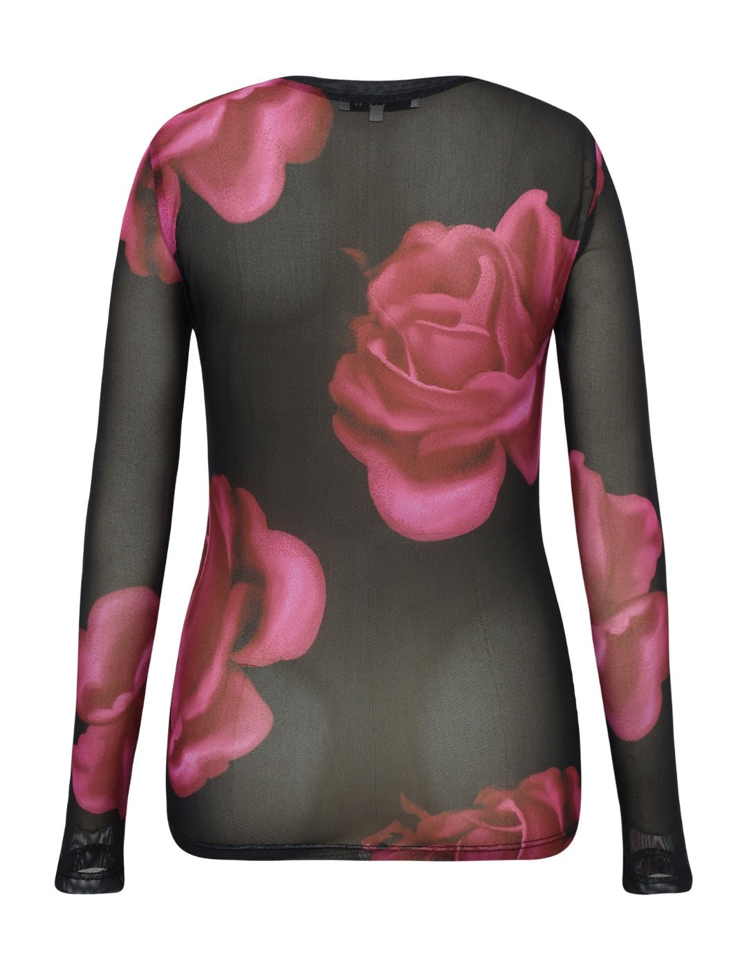 AV7018 Silke blouse_163 Black/Pink_Packshot_1