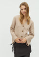 166398 Tixie Knit Cardigan_Sand Melange_Model_0