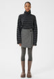 10910495 GZpaula MW wrap skirt NOOS_Dark grey melange_Model_0