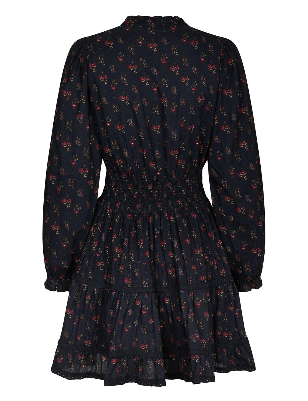 166552 Cornell Fine Print Dress_Dark Navy_Packshot_1