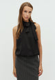 167457 Deda Satin Top_Black_Model_0