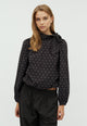 167100 Tedi Dot Blouse_Black_Model_0
