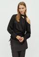 167451 Thiril Heavy Satin Blouse_Black_Model_0