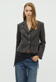 167437 Naeda Mini Dot Blazer_DARK GREY MELANGE_Model_0