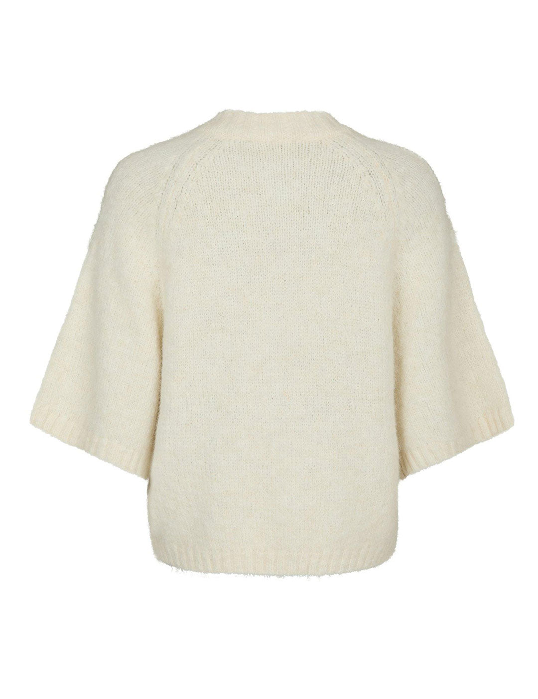 167446 Senuta Fluffy Knit Cardigan_Off White_Packshot_1
