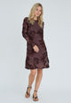 AV8074 Romy short dress_194 Dark brown_Model_0