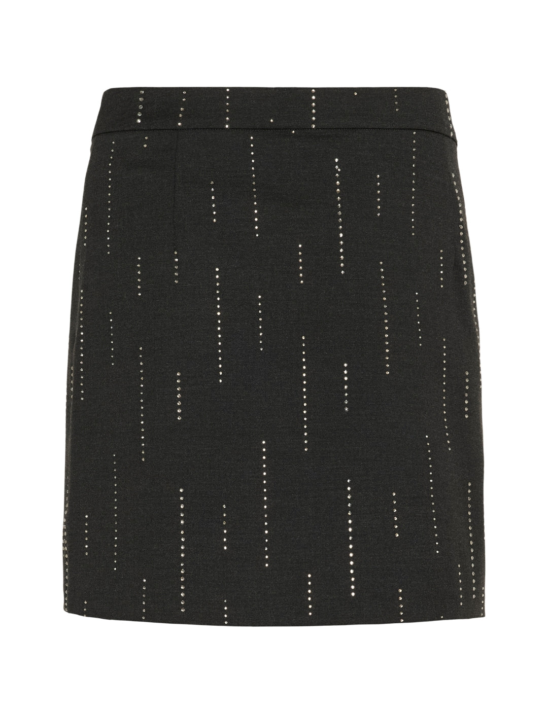 10910710 GZadira MW wrap skirt_Dark grey melange_Packshot_1
