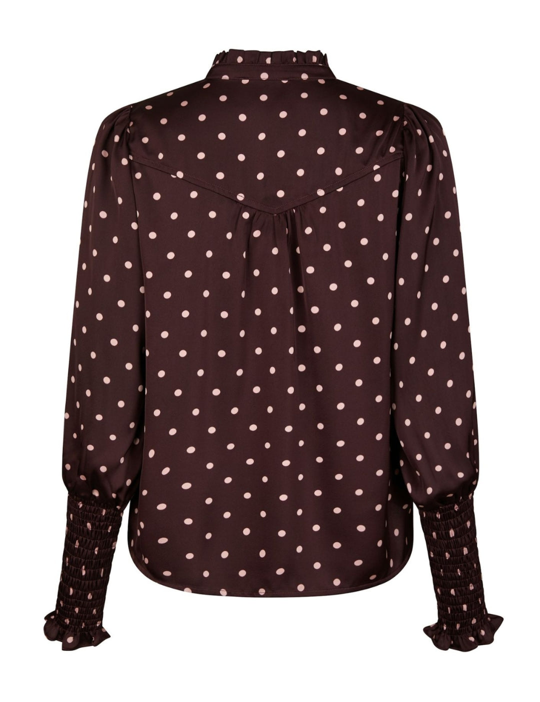 167161 Camisa Dot Blouse_Burgundy_Packshot_1