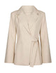 168927 Tarmia Melange Tie Blazer_Beige Melange_Packshot_0