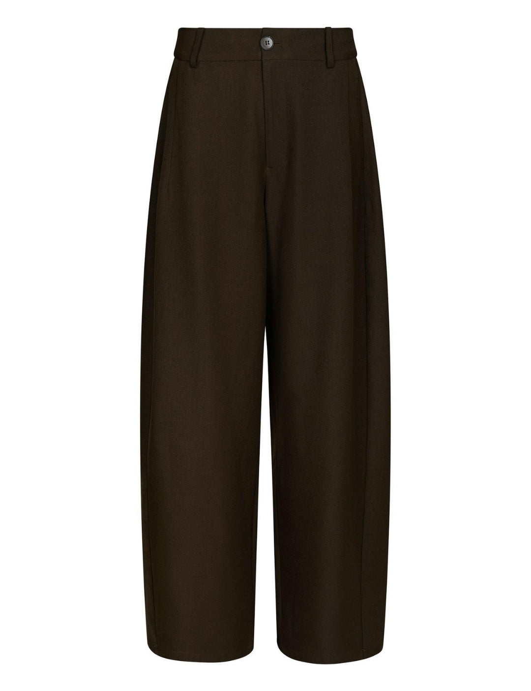 168522 Essiall Structure Pants_Dark brown_Packshot_0