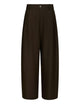 168522 Essiall Structure Pants_Dark brown_Packshot_0