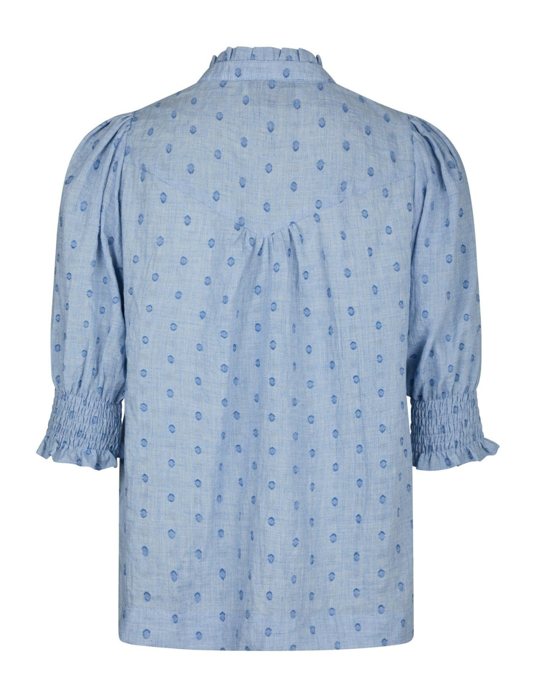 167750 Diana Dobby S Blouse_Light Blue_Packshot_1