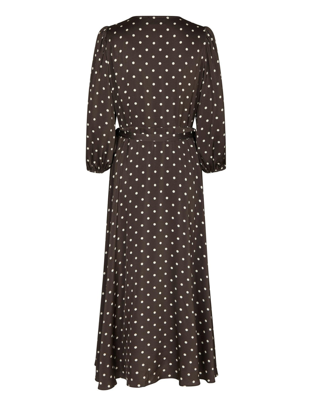 165909 Malinga Dot Dress_Dark brown_Packshot_1