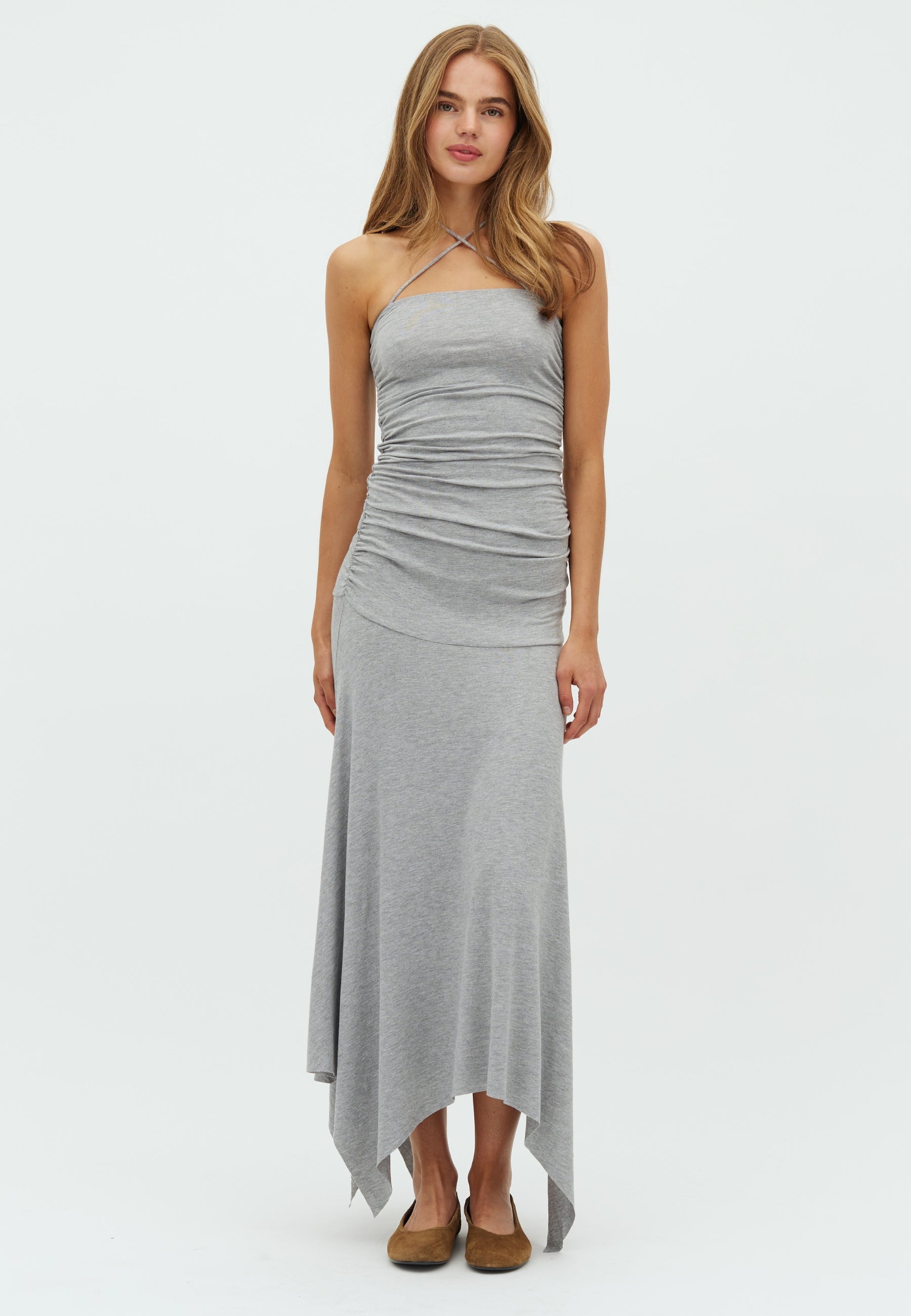 Binnia-F_Medium grey Melange_Model_0