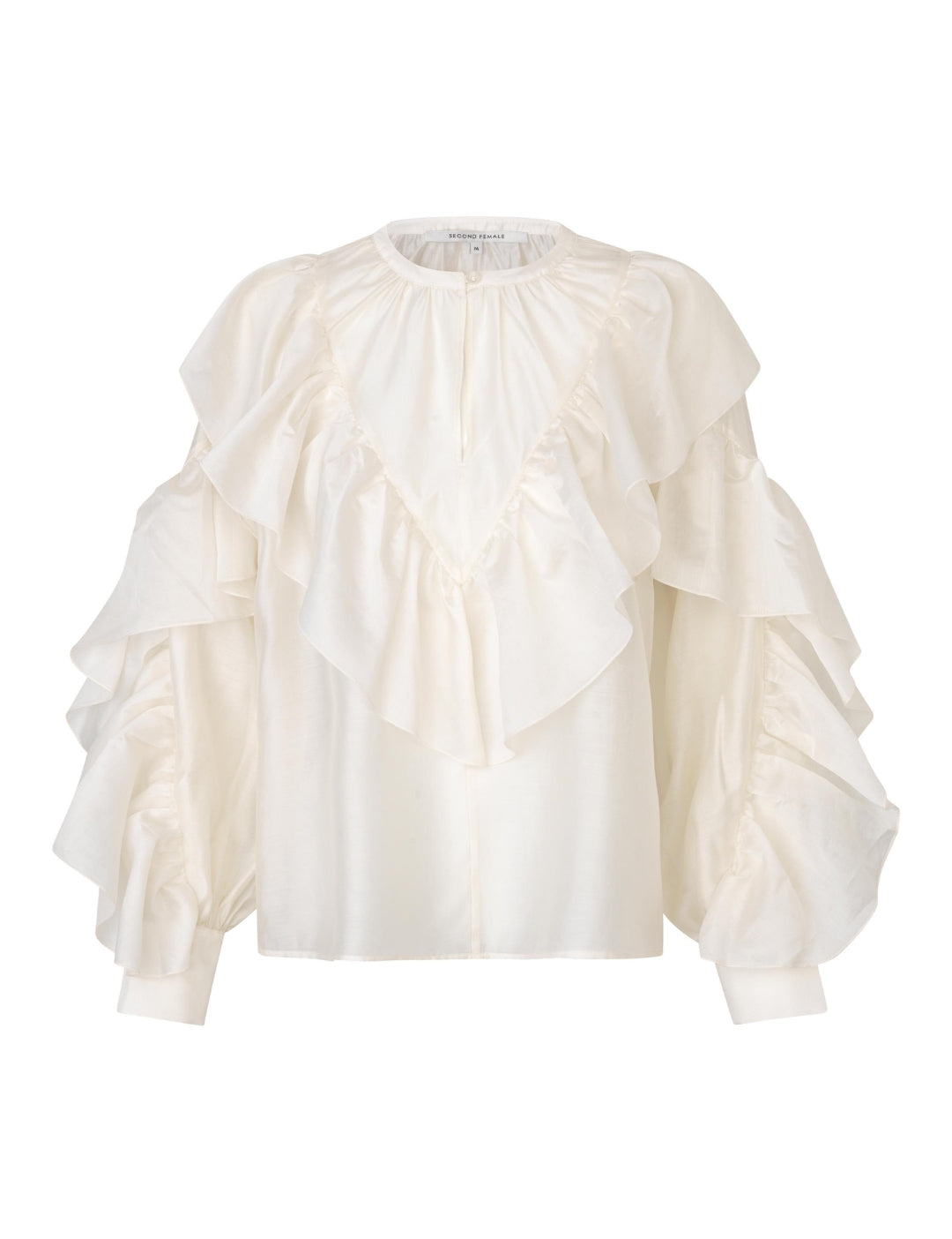 60121 Fria Frill Blouse_Tofu_Packshot_0