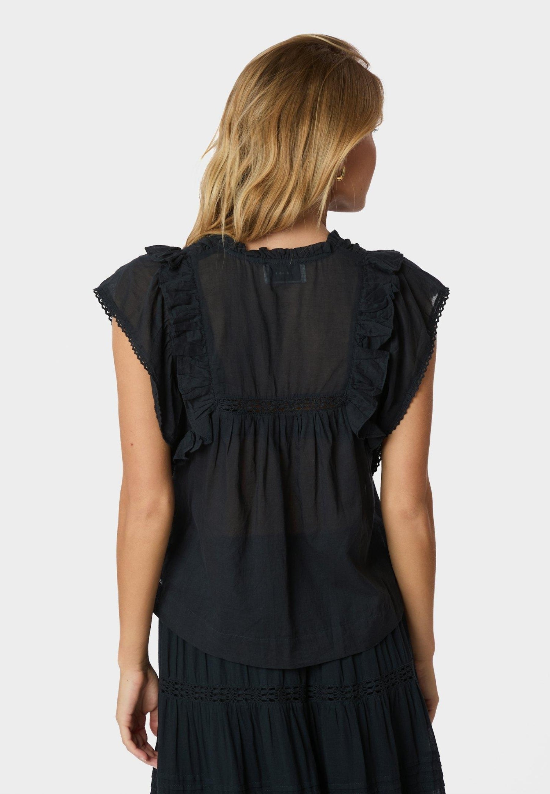 159881 Jayla S Voile Top_Navy_Model_3