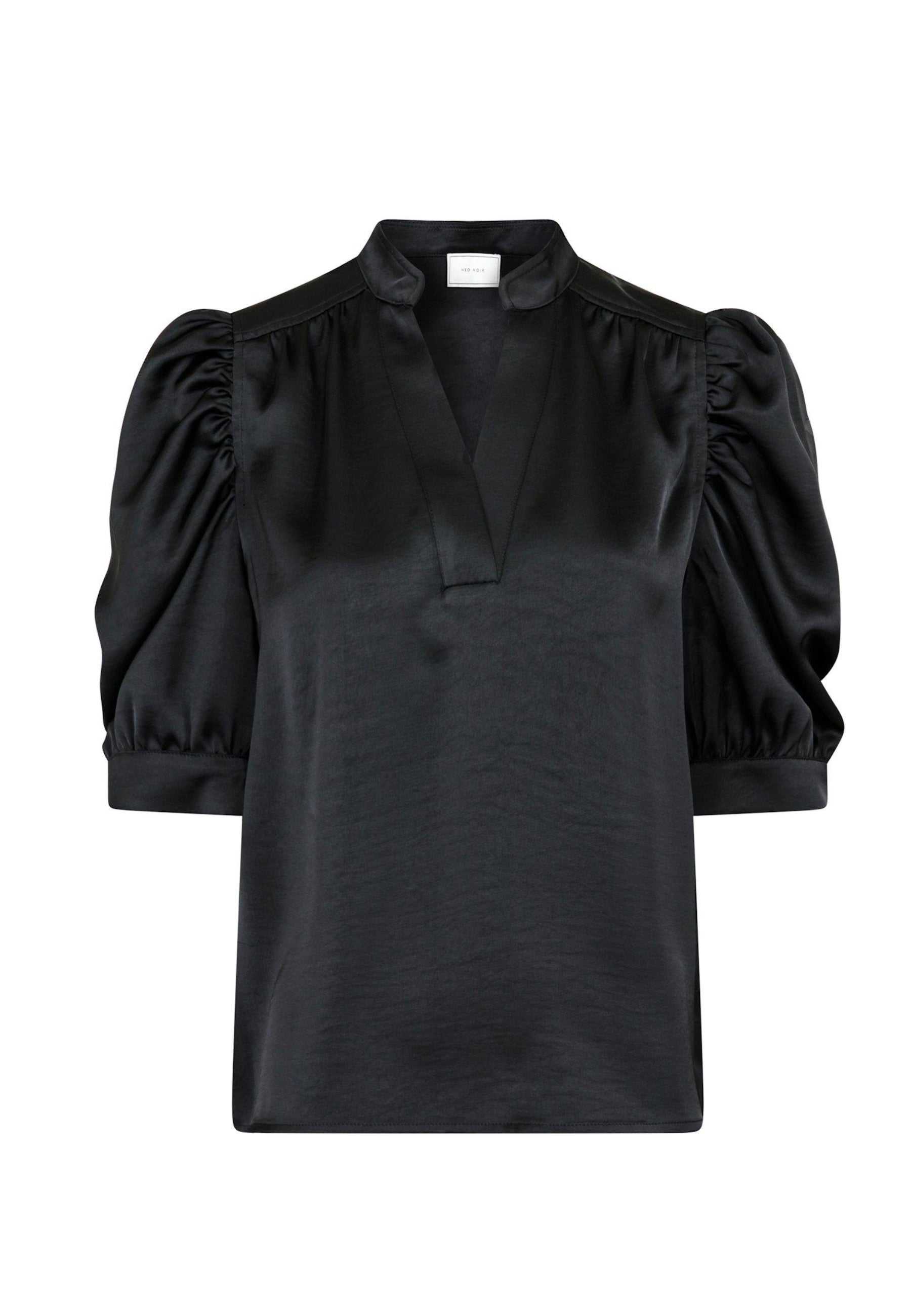 162590 Roella Heavy Sateen Blouse_Black_Packshot_0