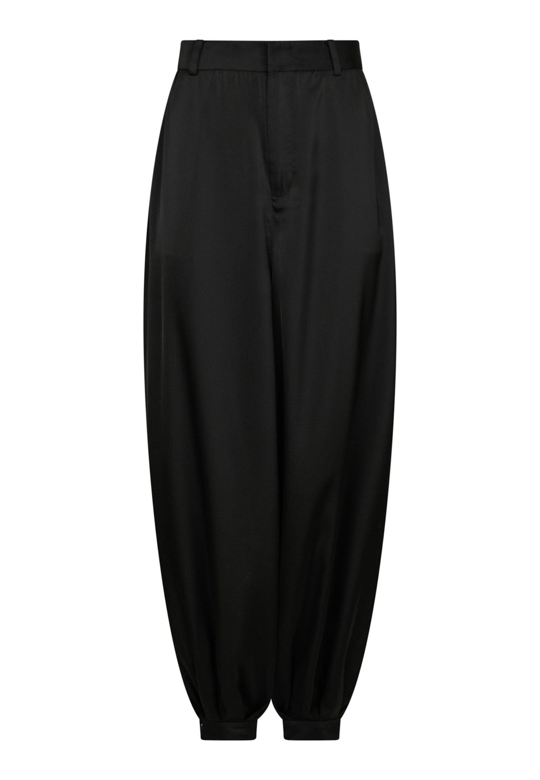 167418 Fayla Drapy Satin Balloon Pants_Black_Packshot_0