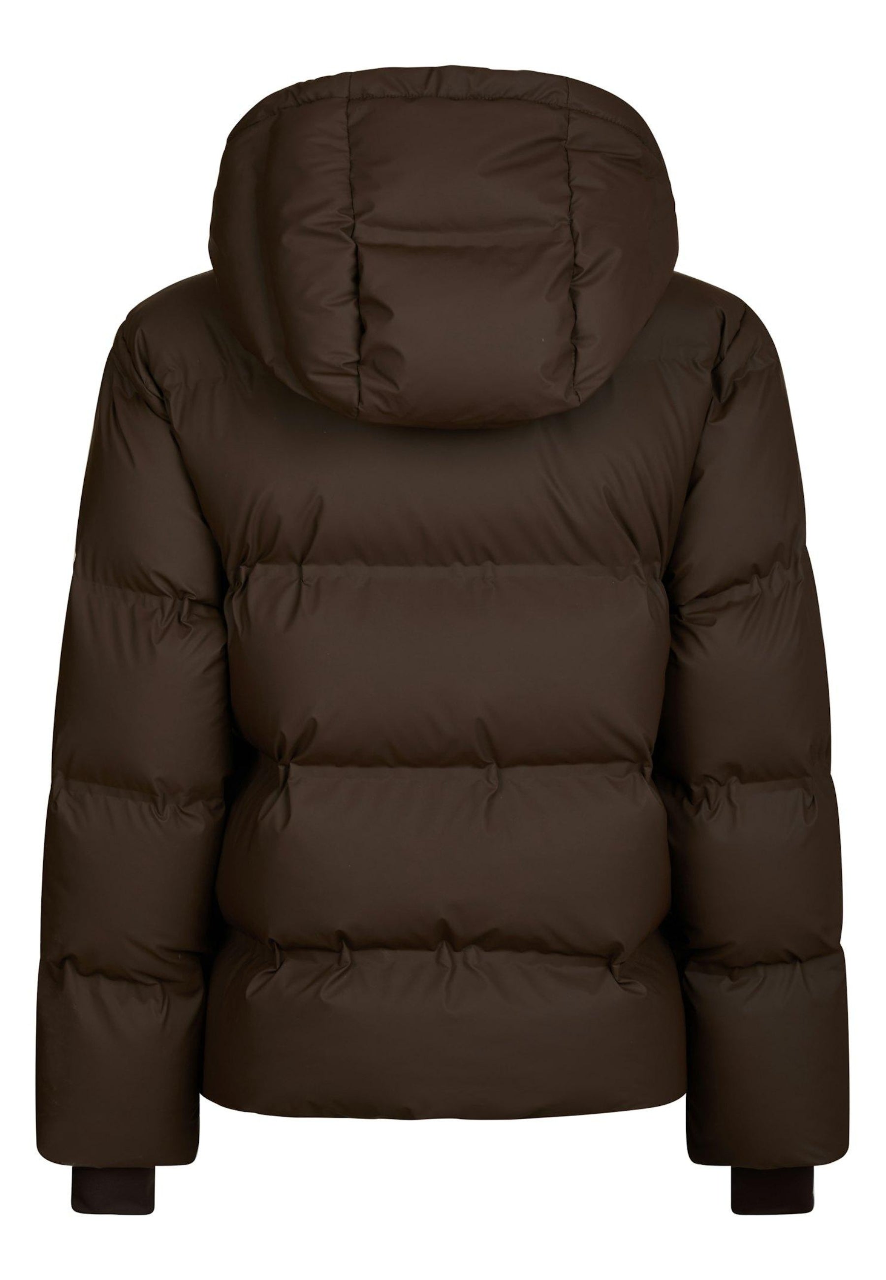 158082 Fox C Puffer Jacket_Dark brown_Packshot_1
