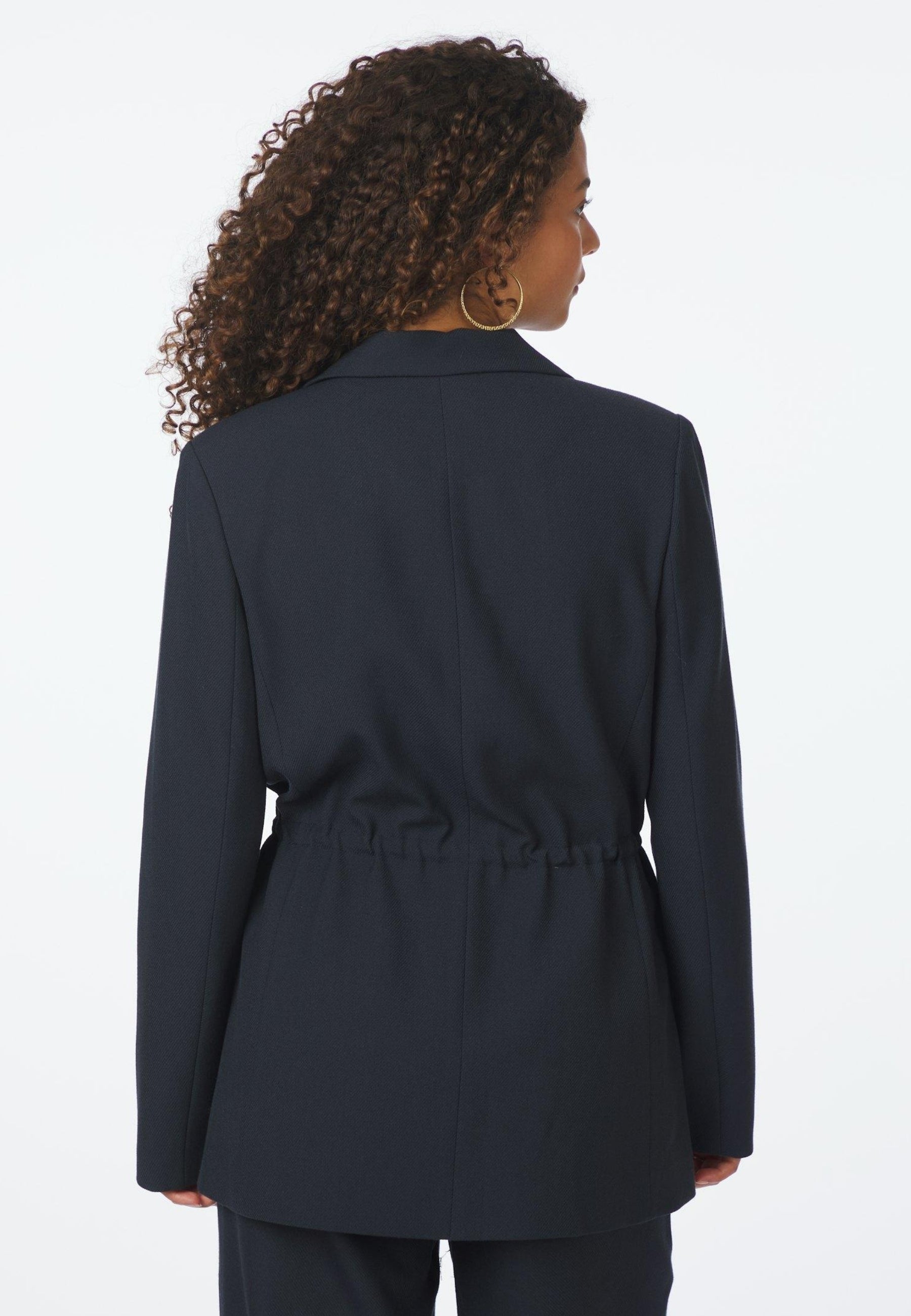 165068 Jemmie Melange Blazer_Navy_Model_2