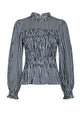 168931 Dossa Big Stripe Blouse_Navy_Packshot_0