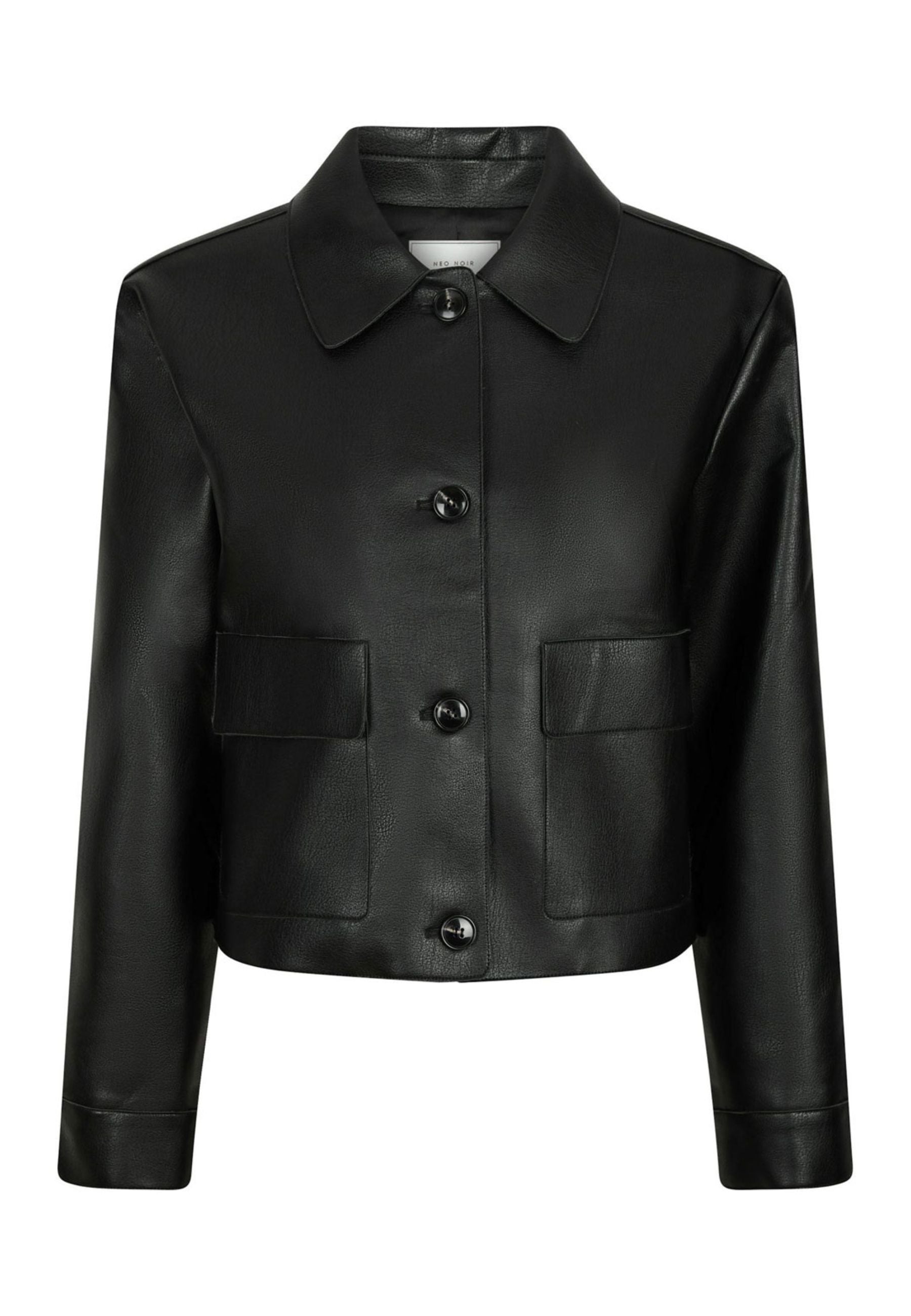 164349 Romana Faux PU Jacket_Black_Packshot_0