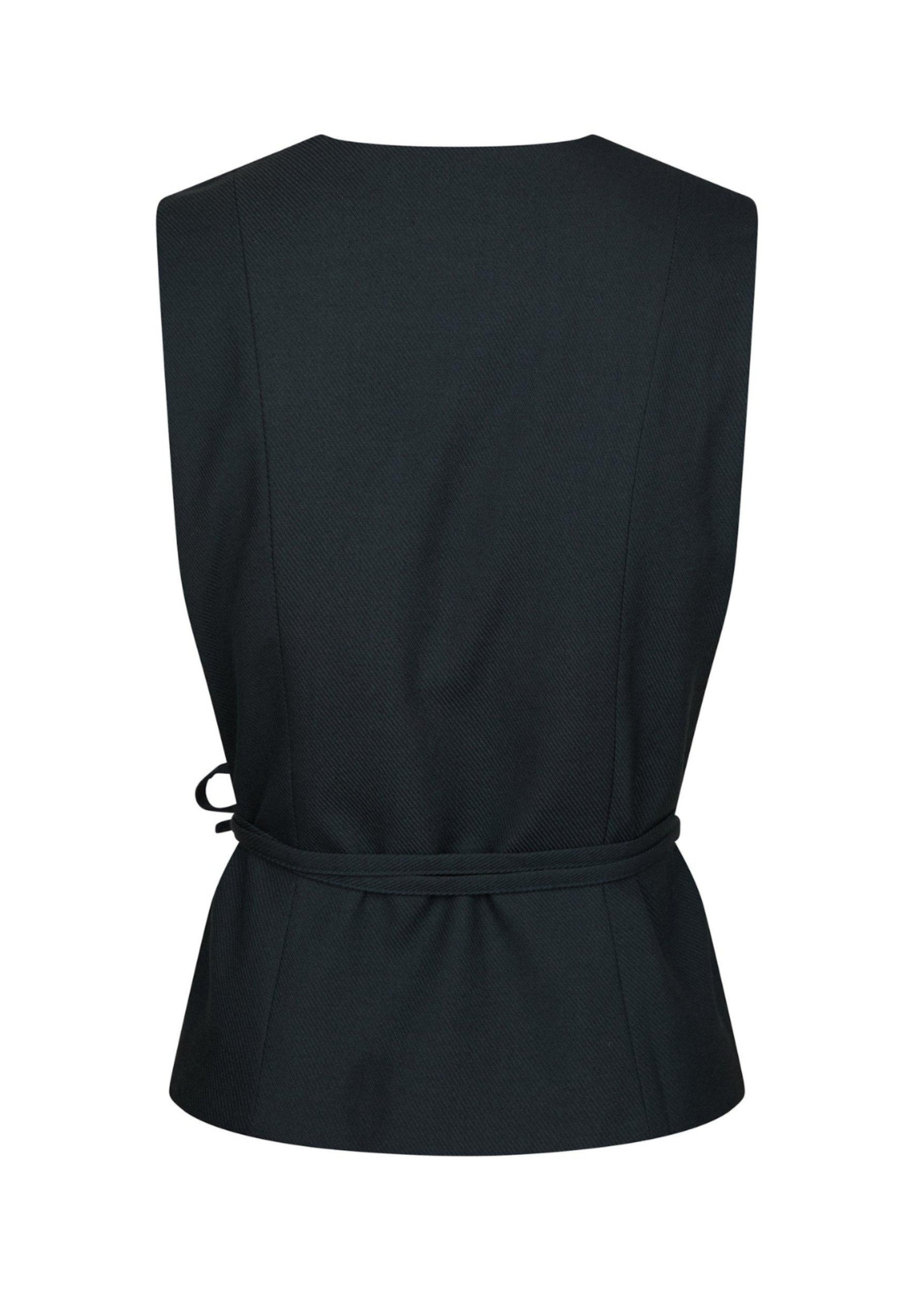 165293 Samara Melange Waistcoat_Navy_Packshot_1