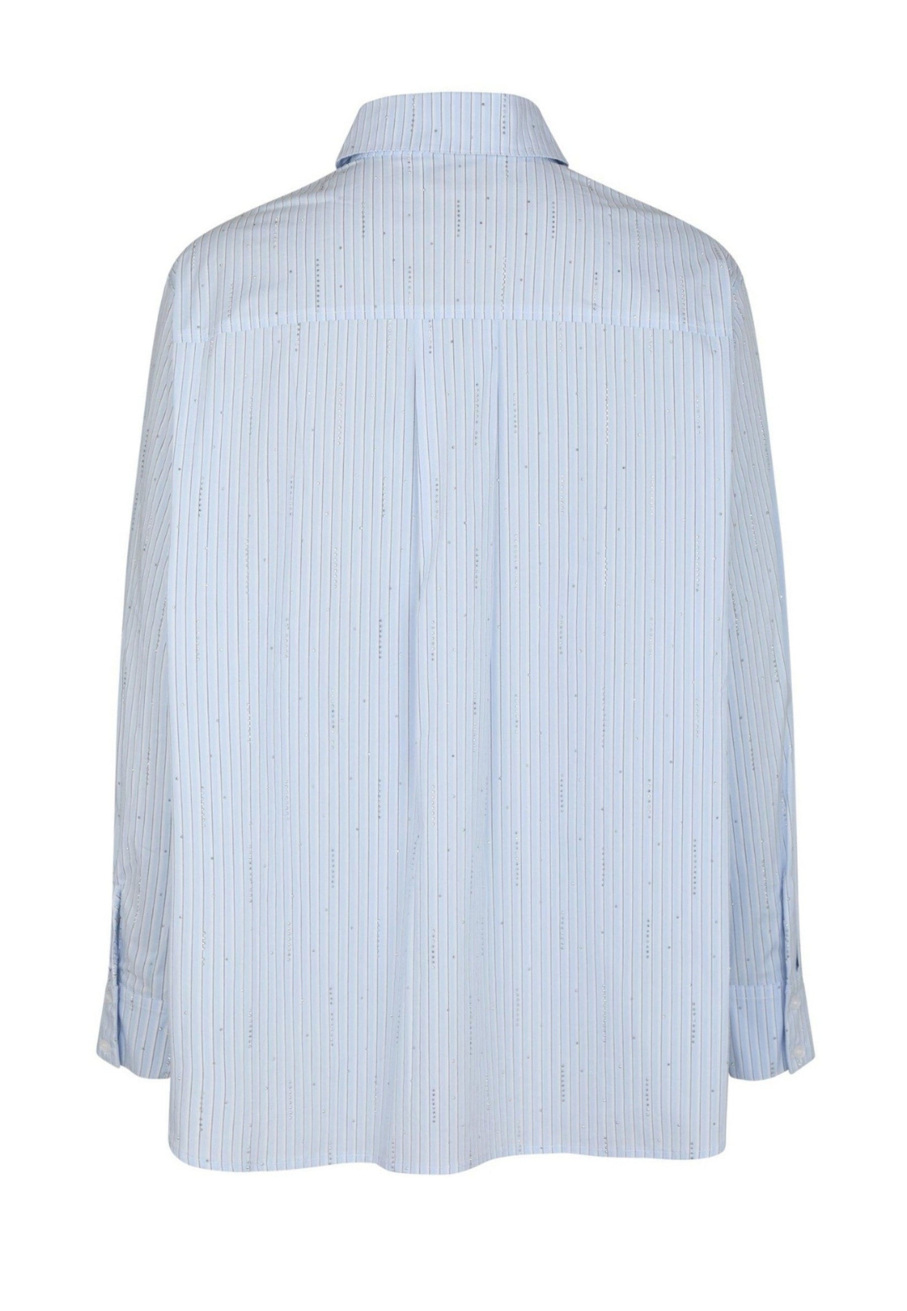 166110 Dalma Pattern Stone Shirt_Light blue stripe_Packshot_1