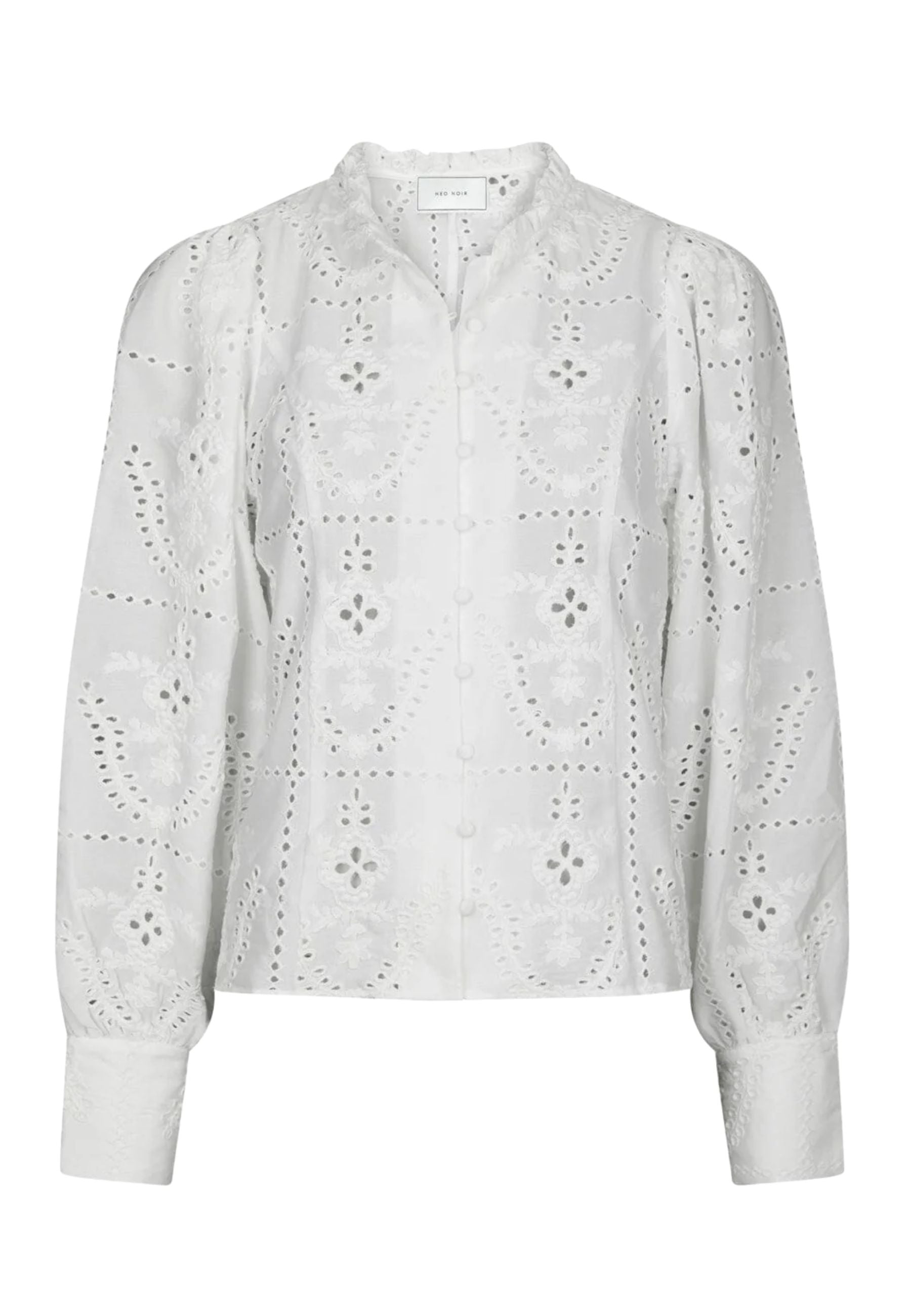 167828 Gilda Embroidery Blouse_White_Packshot_0
