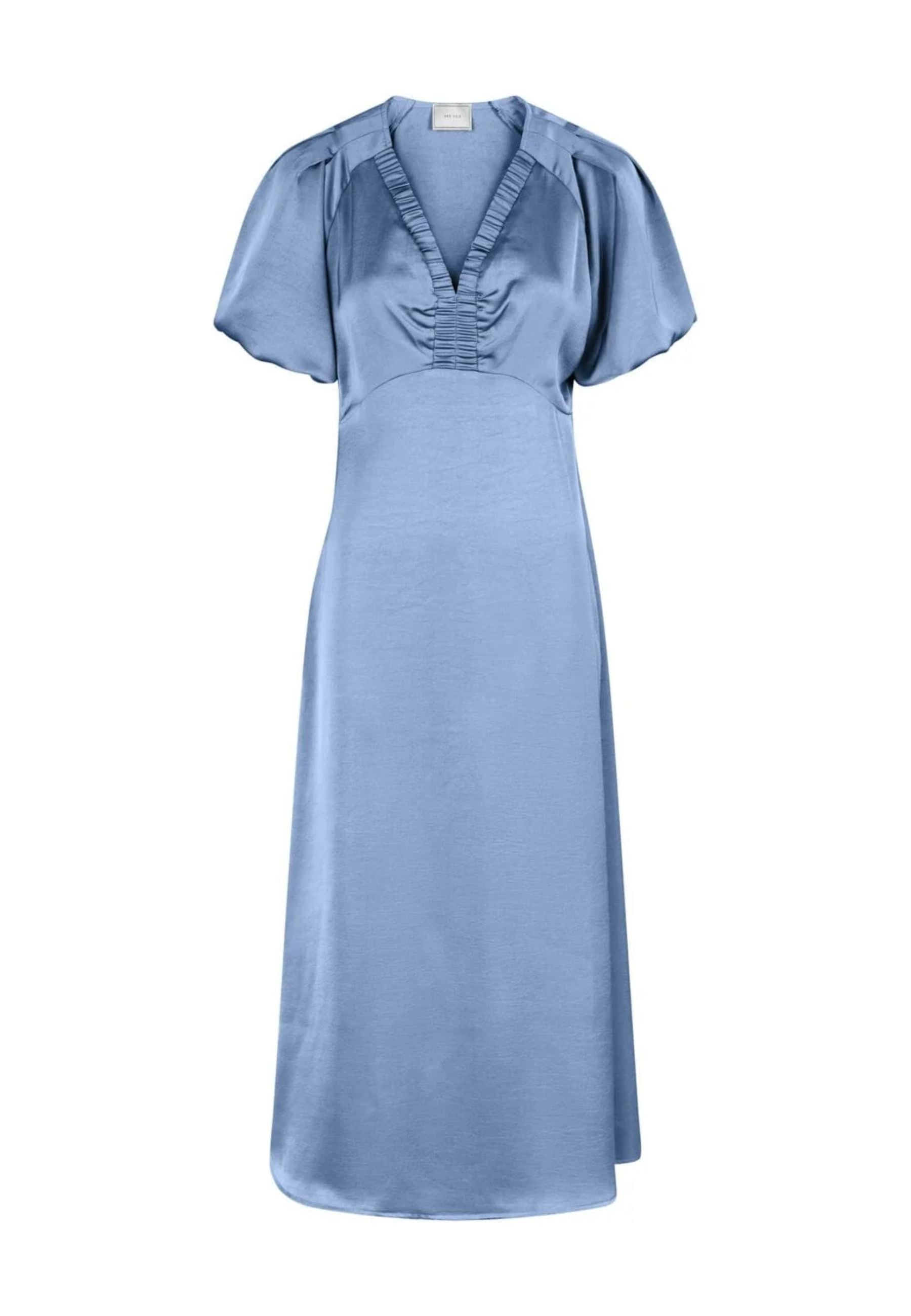 162521 Illana Heavy Sateen Dress_Smoke Blue_Packshot_0