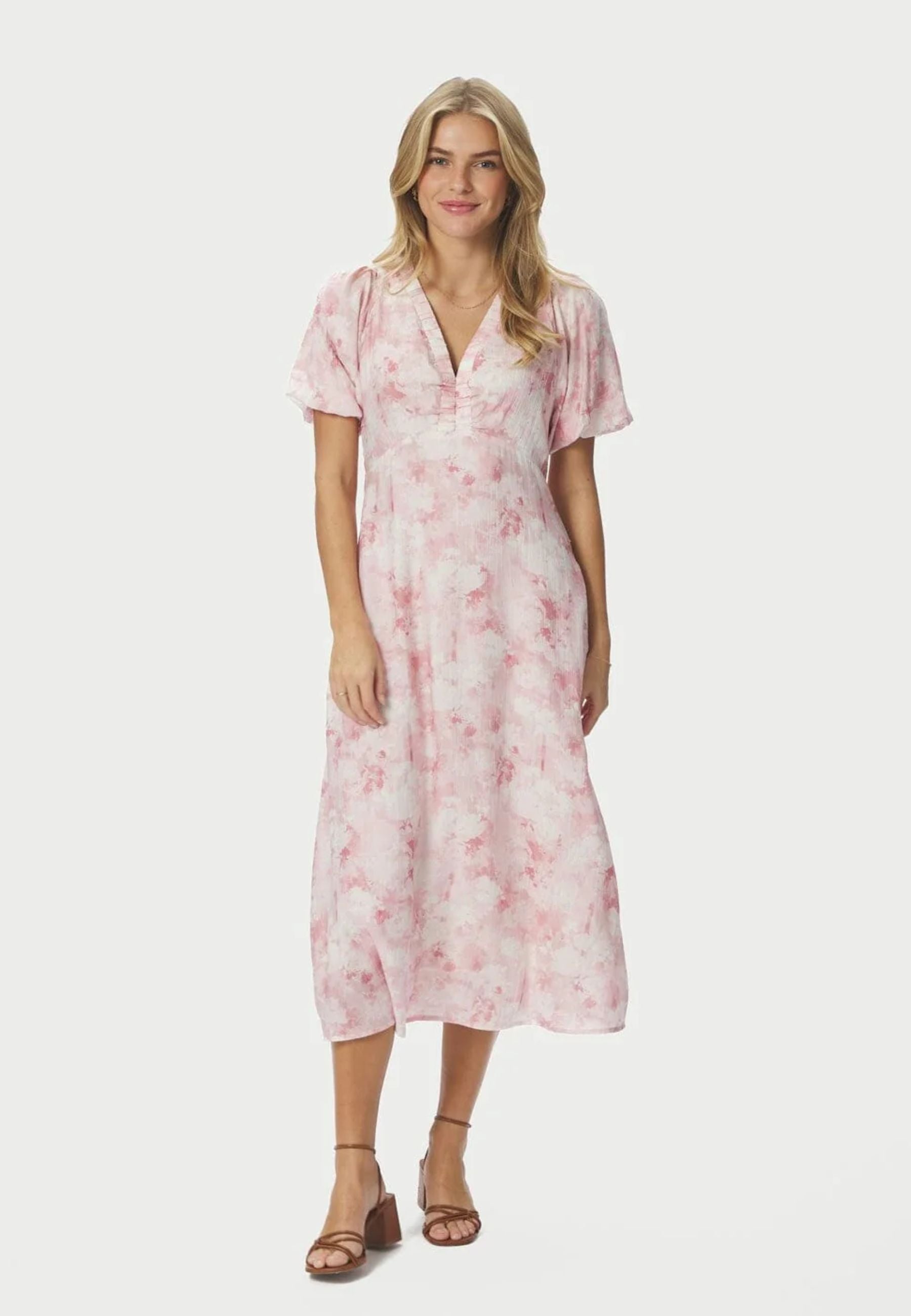 168060 Illana Floral Fusion Dress_ROSE_Model_0