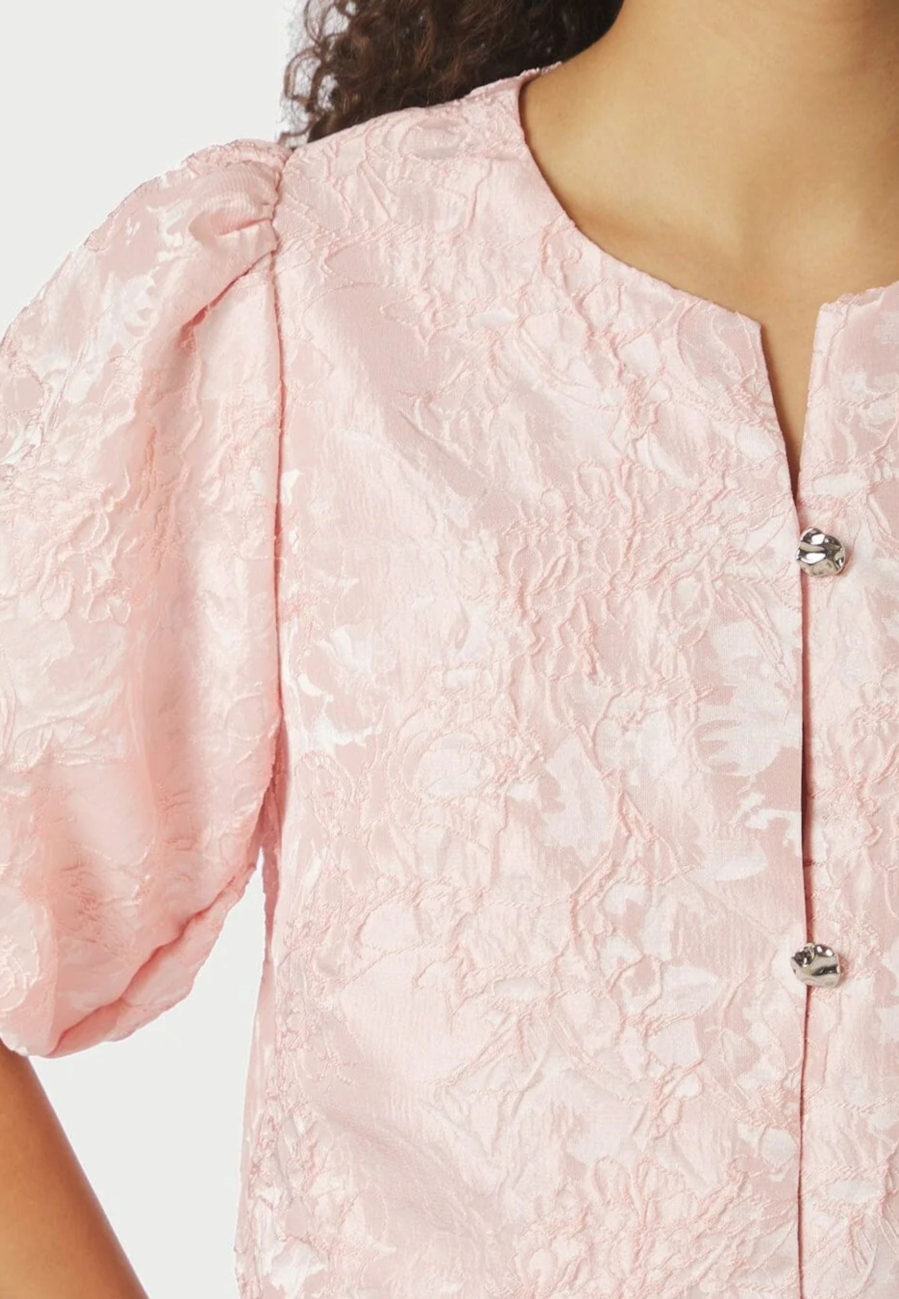 168844 Aisa Soft Brocade Blouse_Light pink_Model_1