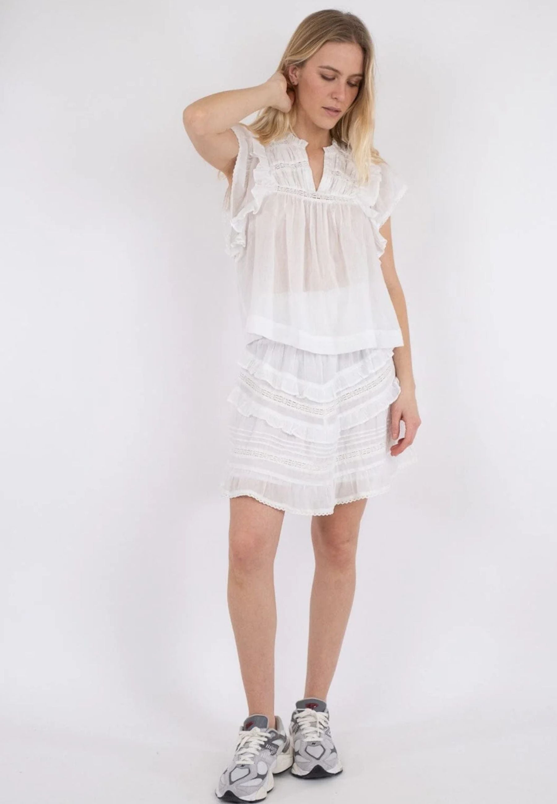 159881 Jayla S Voile Top_White_Model_1