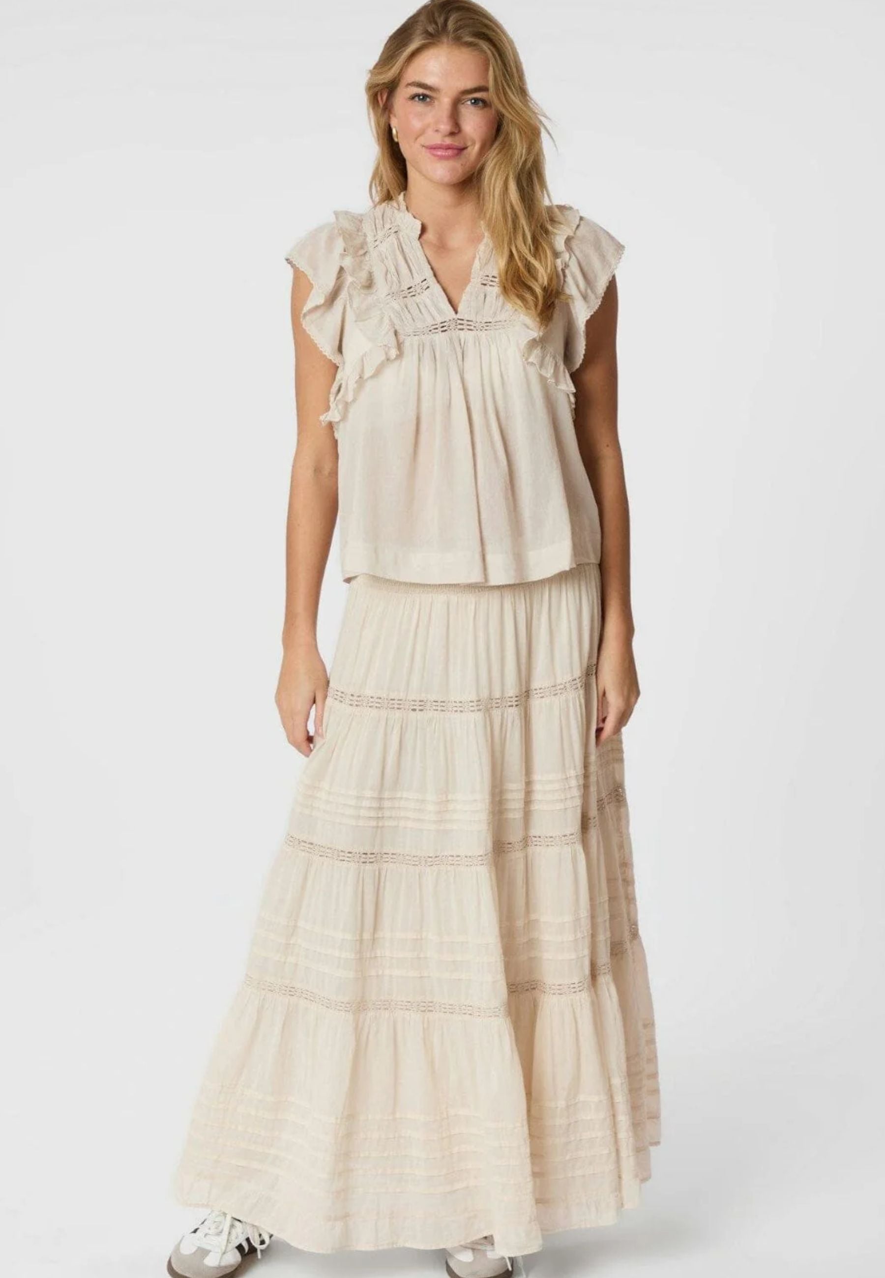 159881 Jayla S Voile Top_Ivory_Model_3