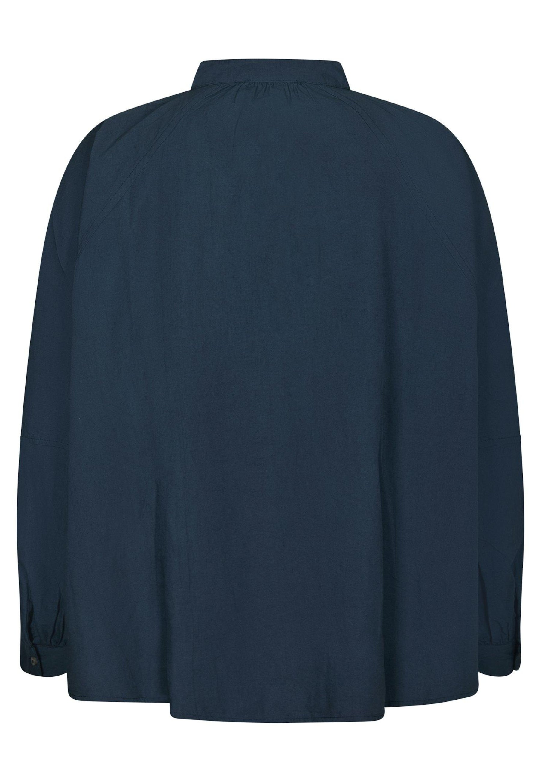 168066 Solane C Poplin Shirt_Navy_Packshot_1